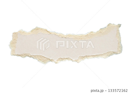 White ripped paper torn edges strips isolated on white background 133572162