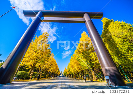 日本の東京都市景 あの空の彼方に…あの日の悲劇を決して忘れてはならない=11月21日、靖国神社 日本の東京都市景 あの空の彼方に…あの日の悲劇を決して忘れてはならない=11月21日、靖国神社 133572281
