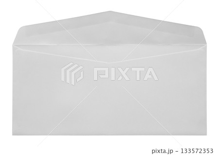 White paper envelope isolated on white background 133572353