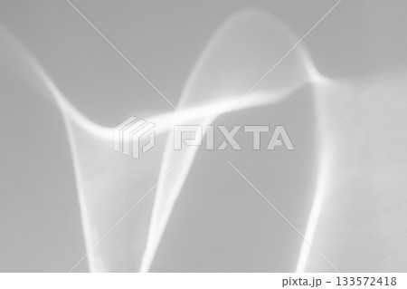 Abstract shadow drop on white wall background overlay mockup effect 133572418