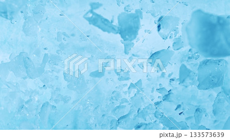 Super Slow Motion of Exploding Ice Shards , Close-up 133573639