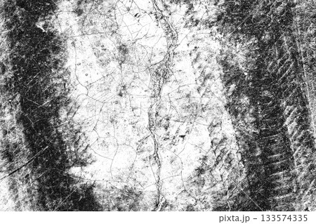 Abstract grunge cracked concrete wall distressed texture background 133574335