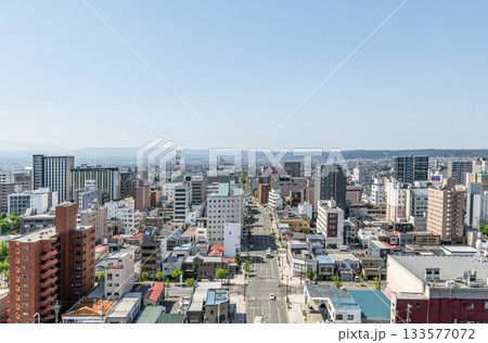 青森県青森市 青森市の街並み(青森湾より南方向) 青森県青森市 青森市の街並み(青森湾より南方向) 133577072