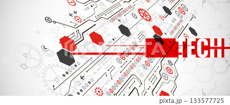 Modern futuristic technology vector background. Circuit board. Modern futuristic technology vector background. Circuit board. 133577725