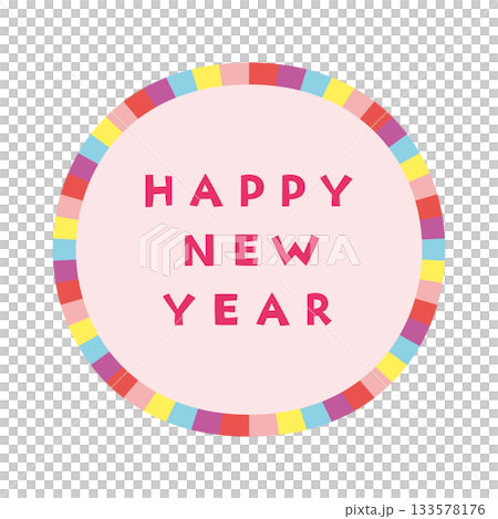 カット素材-happynewyear 133578176