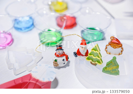 クリスマスのレジンアート クリスマスのレジンアート 133579050