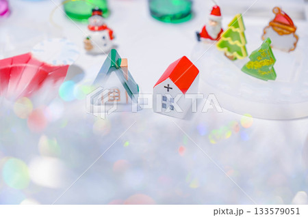 冬とクリスマスイメージ 冬とクリスマスイメージ 133579051