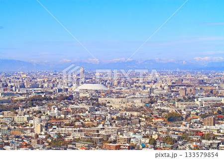 愛知県名古屋市、ナゴヤドームとその周辺の風景 133579854