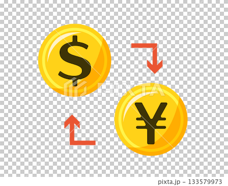 貨幣圖示、紙幣、匯率 貨幣圖示、紙幣、匯率 133579973
