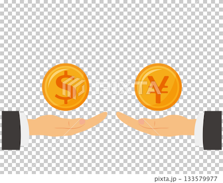 貨幣圖示、紙幣、匯率 133579977