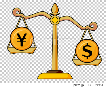 貨幣圖示、紙幣、匯率 133579981