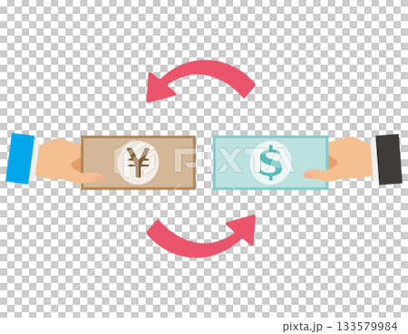 貨幣圖示、紙幣、匯率 貨幣圖示、紙幣、匯率 133579984