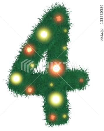 numbers of the tree for Christmas decorations numbers of the tree for Christmas decorations 133580586