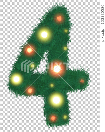 numbers of the tree for Christmas decorations numbers of the tree for Christmas decorations 133580586