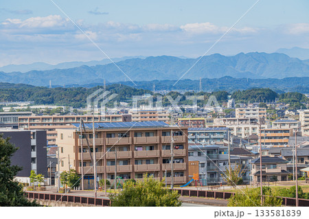 袋井市の愛野の街並み(静岡県) 袋井市の愛野の街並み(静岡県) 133581839