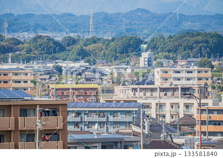 袋井市の愛野の街並み(静岡県) 133581840