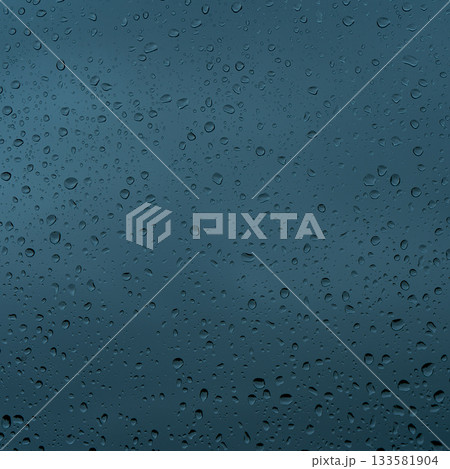 A rainy day window view. Rain drops on window. Condensed rain drop on the car glass window on a rainy day. Dew moisture condensation on wet mirror background. Fresh weather. Water raindrop bg A rainy day window view. Rain drops on window. Condensed rain drop on the car glass window on a rainy day. Dew moisture condensation on wet mirror background. Fresh weather. Water raindrop bg 133581904