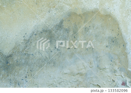 old brick wall, red and white colour, broken bricks, peeling plaster, vintage texture, background for banner, copy space 133582096