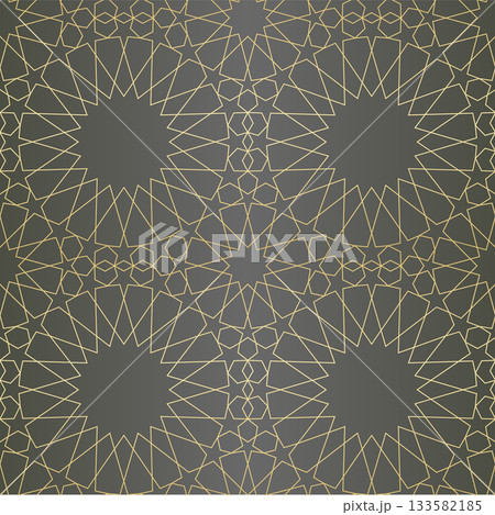 Islamic background with traditional style arabic. Seamless pattern for card, background, fabric or abstract design. Muslim ornament. Islamic background with traditional style arabic. Seamless pattern for card, background, fabric or abstract design. Muslim ornament. 133582185