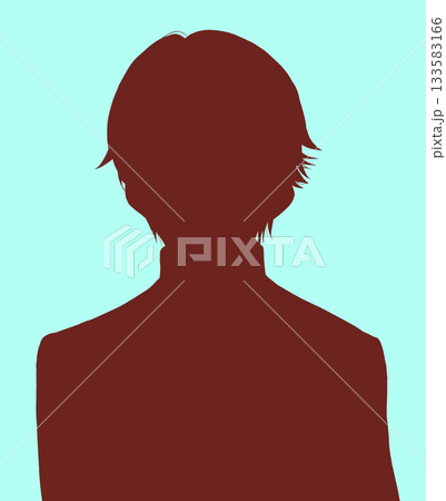 学ランの男子学生 シルエット 学ランの男子学生 シルエット 133583166