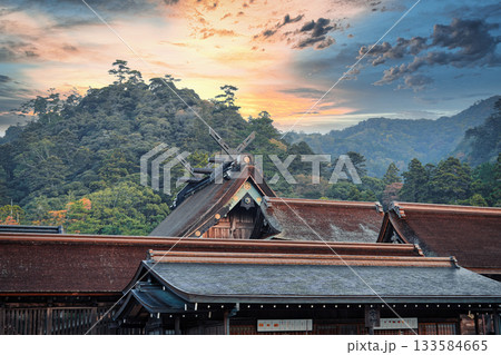 出雲大社本殿の風景 133584665