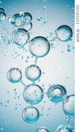 Fluid Connections: A Molecular Dance of Translucent Bubbles Fluid Connections: A Molecular Dance of Translucent Bubbles 133585102