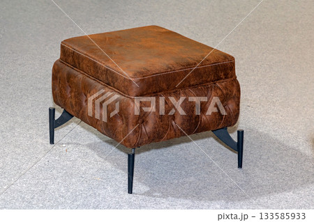 Leather seat on floor Leather seat on floor 133585933