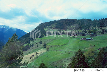 Landscape mountains in Andorra Landscape mountains in Andorra 133586282