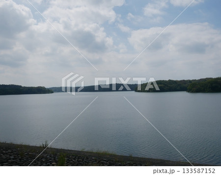 美しい狭山湖の景色 美しい狭山湖の景色 133587152