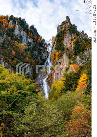 層雲峡の紅葉 133587228