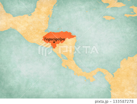 Map of Balkans - Tegucigalpa 133587278