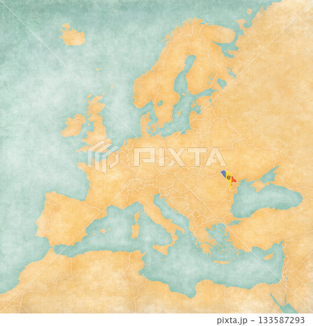 Map of Europe - Moldova Map of Europe - Moldova 133587293