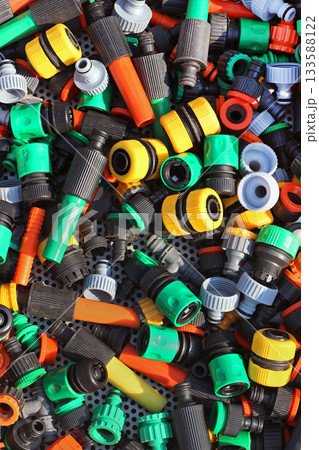 Plastic pipe fittings 133588122