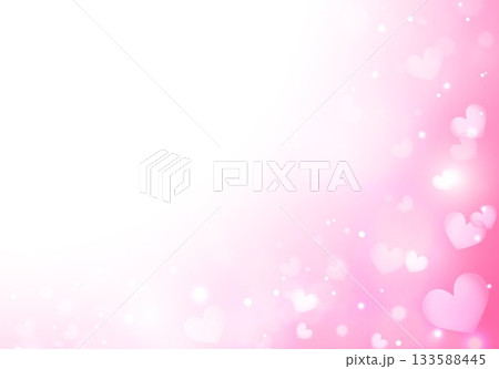 ハートキラキラ背景 ハートキラキラ背景 133588445