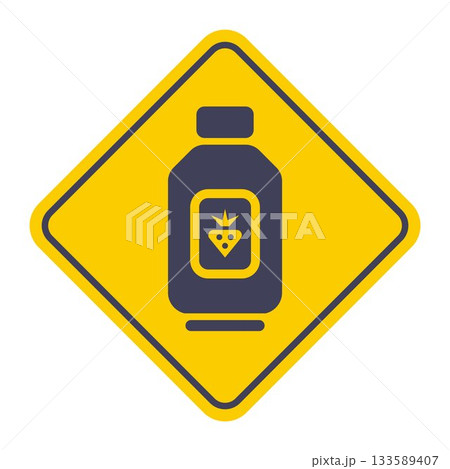 Strawberry smoothie icon. Weak berry drink. Strawberry smoothie icon. Weak berry drink. 133589407