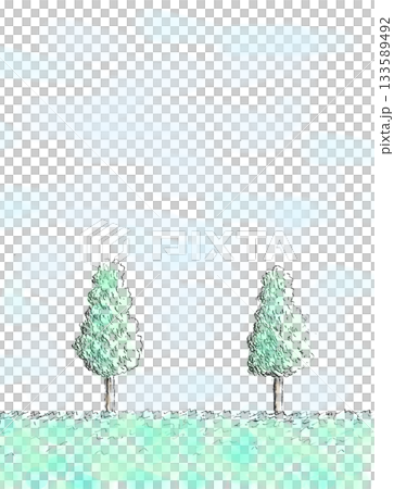草原と木 草原と木 133589492