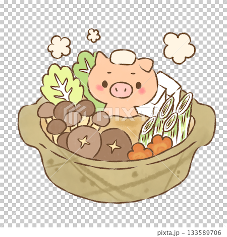 Tonkotsu hotpot - Nice hot water, pig Tonkotsu hotpot - Nice hot water, pig 133589706