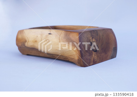 wooden kitchen collection stacked view closeup wooden kitchen collection stacked view closeup 133590418