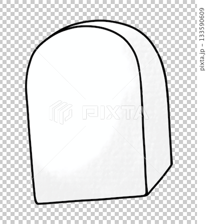 一款外觀簡潔、無蓋的橡皮擦，具有模擬橡皮擦的外觀。 133590609