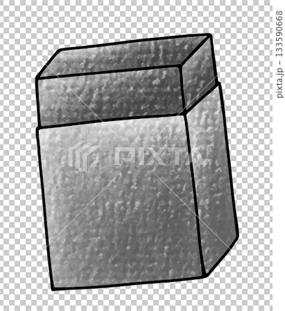 A simple, new black eraser with an analog look A simple, new black eraser with an analog look 133590668