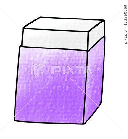 ゆるめシンプルな新品の消しゴム アナログ風 ゆるめシンプルな新品の消しゴム アナログ風 133590669