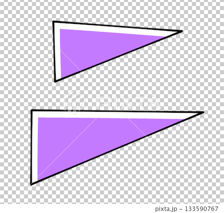 Triangular base design "Ni" solid color Triangular base design "Ni" solid color 133590767