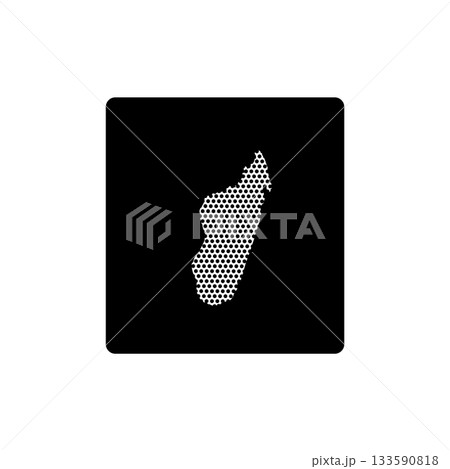 Madagascar map icon transparent style Madagascar map icon transparent style 133590818