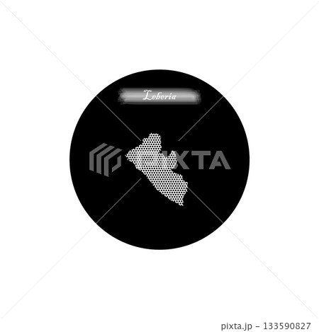 vectors illustration map of Liberia. 133590827