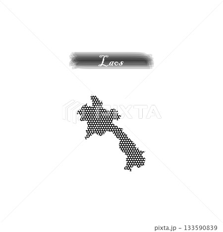 Vectors illustration of Laos map. 133590839