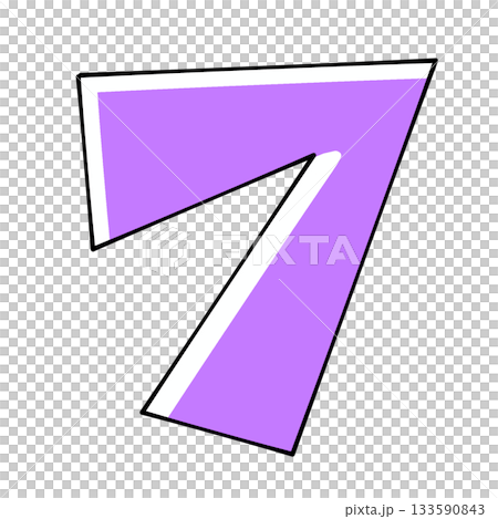 三角ベースデザインの『フ』ベタ塗り 三角ベースデザインの『フ』ベタ塗り 133590843