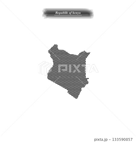 Republic of kenya map icon symbol design. 133590857