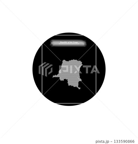 republic of the congo map icon symbol design. 133590866
