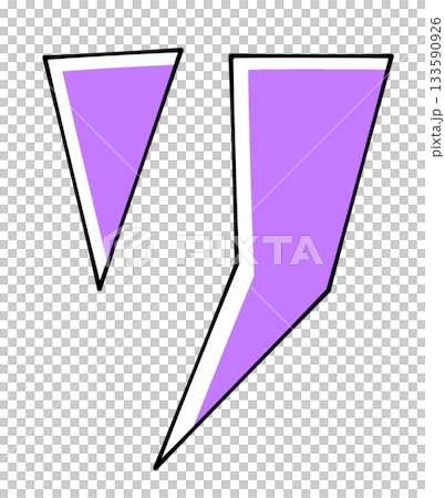 Triangular base design "Ri" solid color Triangular base design "Ri" solid color 133590926