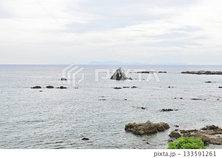 牛ノ浜海岸の鳥居 牛ノ浜海岸の鳥居 133591261